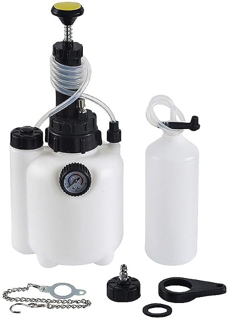 Purgador de frenos AGT de 3 litros con adaptador E20