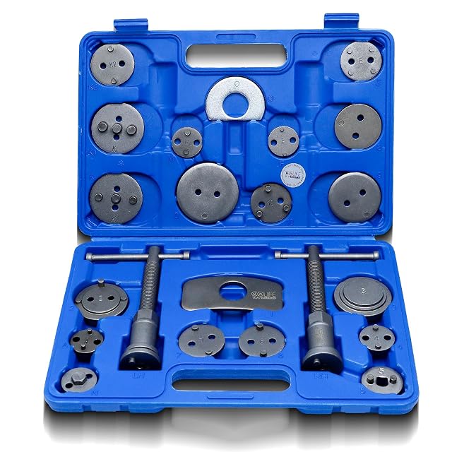 Juego universal retractor de pistones de freno CCLIFE de 22 piezas