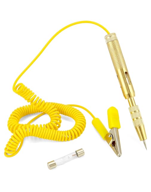 Lámpara de prueba de circuito de coche QWORK 6/12/24 V