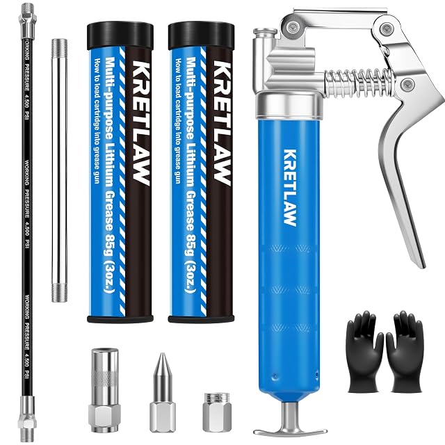 Kit de miniengrasadora KRETLAW con boquillas