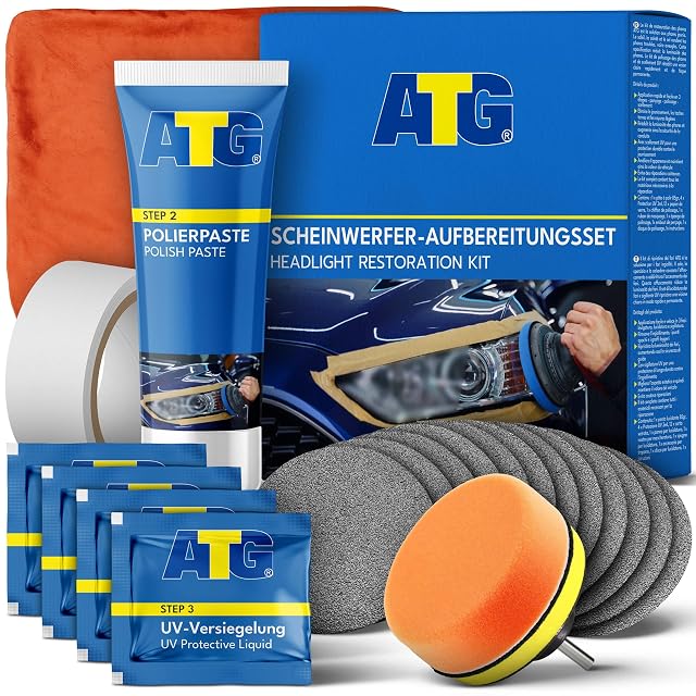 Kit de restauración de faros ATG de cuatro etapas