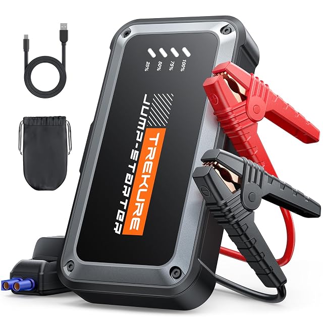 Arrancador de baterías de litio TREKURE TK10 con luz led