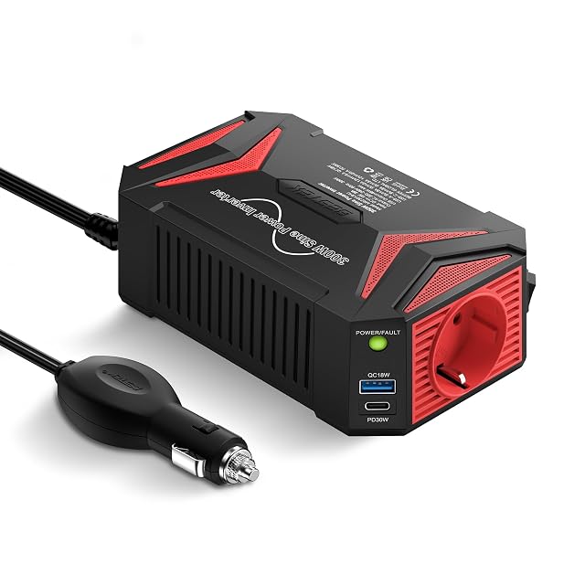 Inversor de onda pura para coche BESTEK de 300 W