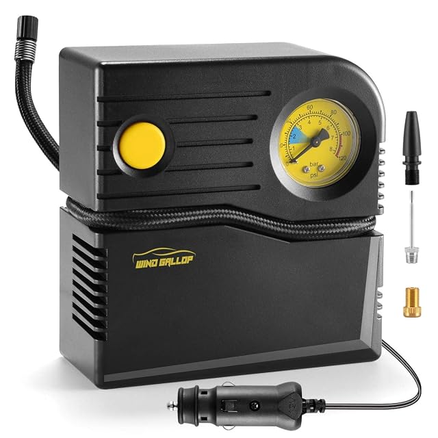 Miniinflador de neumáticos de 12 V WindGallop