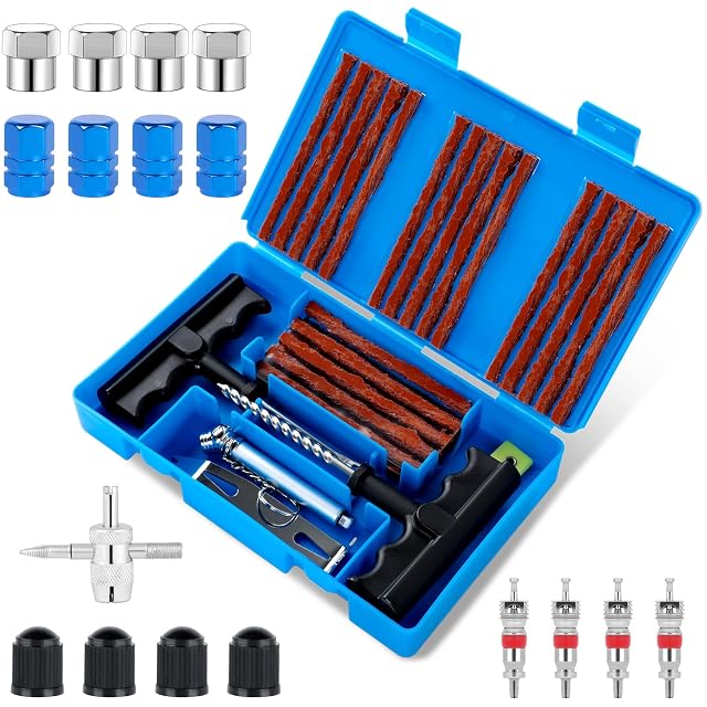 Kit de reparación de neumáticos Romon de 48 piezas